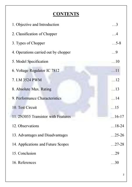 Two Quadrant chopper