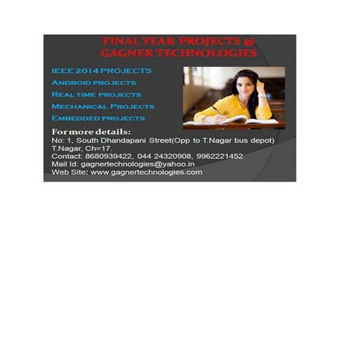 Final year projects1