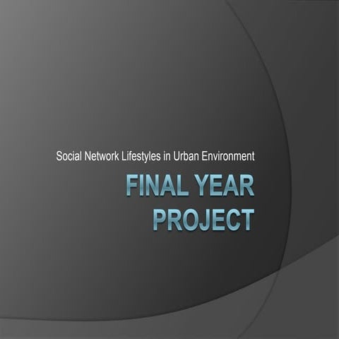 Final year project presentation (ted)