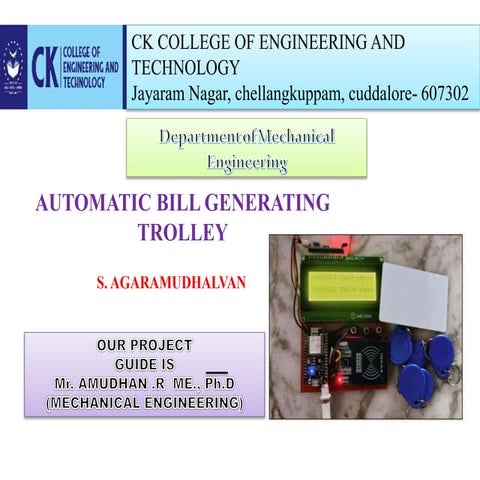 AUTOMATIC BILL GENERATING TROLLY