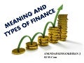 Finance, meaning, concept and types