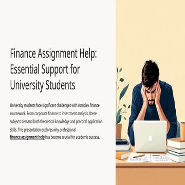 Why University Students Rely on Finance Assignment Help | PPTX