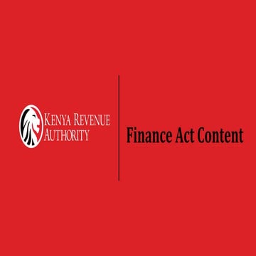 Finance act content