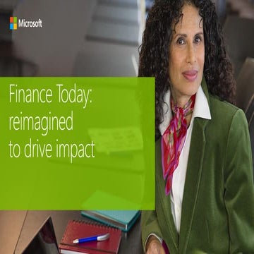 Finance Today: reimagined to drive impact