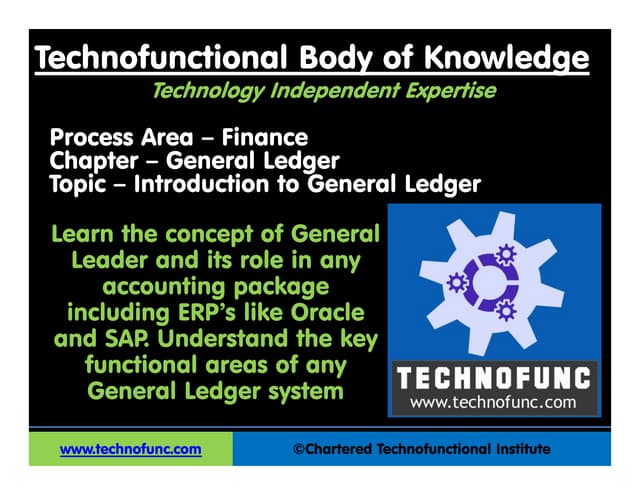 Technofunc - General Ledger Overview 1