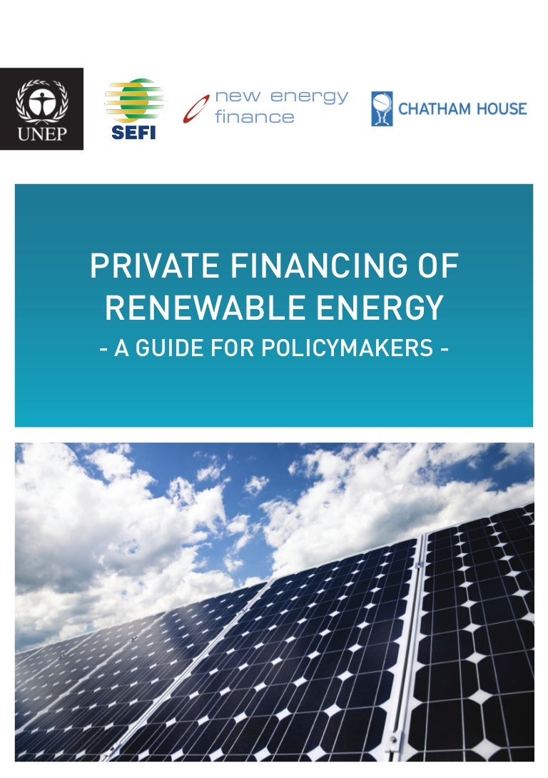 Finance guide final renewal energy A GUIDE FOR POLICYMAKERS Chath…