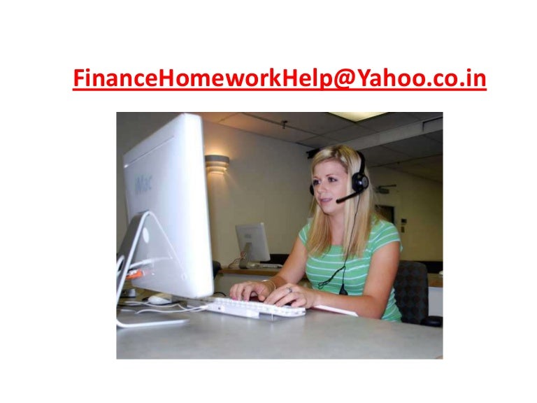 Finance homework help for students picture