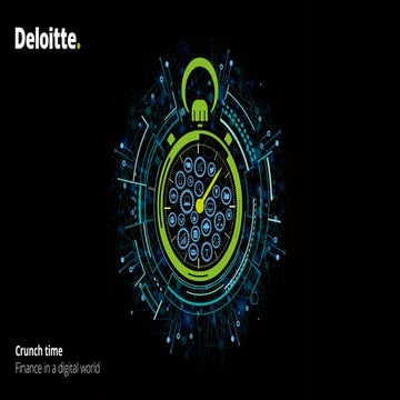 Finance in a digital world