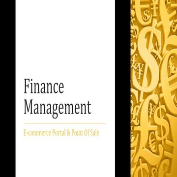 Finance Management