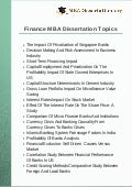 Dissertation on working capital management