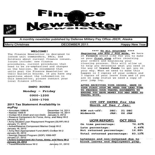 Finance newsletter | PDF