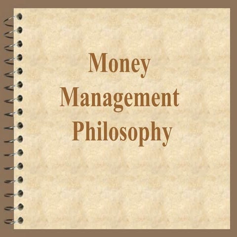finance philosophy on money.ppt