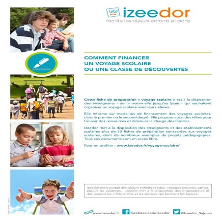 Comment financer un voyage scolaire ou une classe découverte | PDF