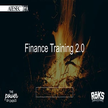 AIESEC US RoKS 2015 | Finance Track 2.0