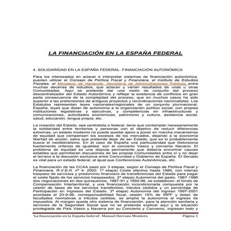 Cataluña. Financiación en la españa federal