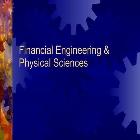Financial engineering3478