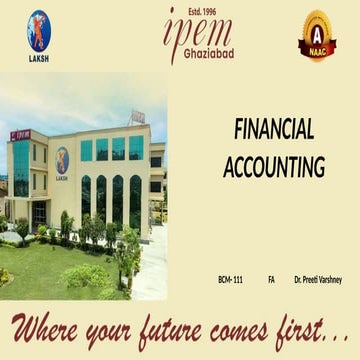 Financial Accounting-1.pptx Bcom hons latest | PPTX