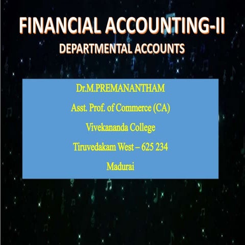 Financial Accounting-II