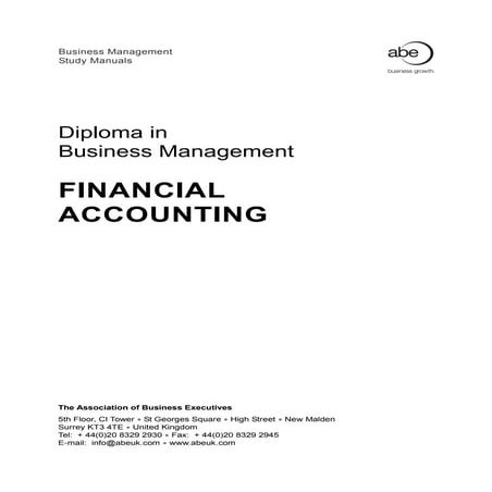 Financial accounting (abe)