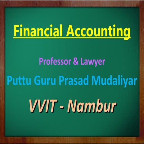 Financial accounting gp1