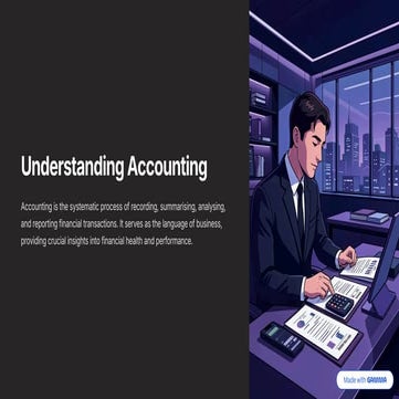 ACCOUNTING BASICS &PRINCIPLES | PPTX