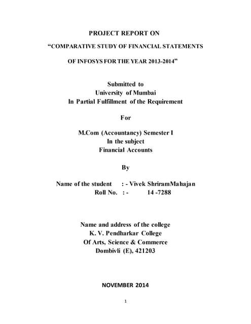 COMPARATIVE STUDY OF FINANCIAL STAT...