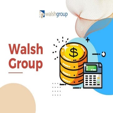 Financial Advisor Cork City - Walsh Group | PPTX