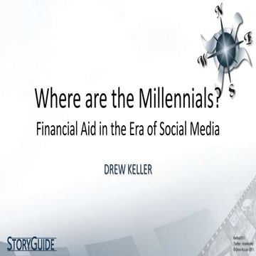 Social Media and Financial Aid - Where are the millenials?