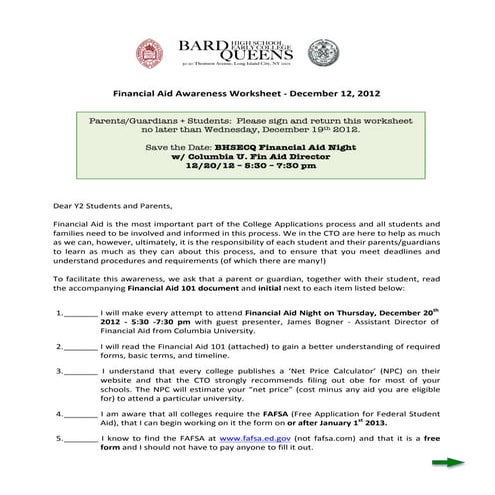 Financial aid 2012 2013 bhsecq