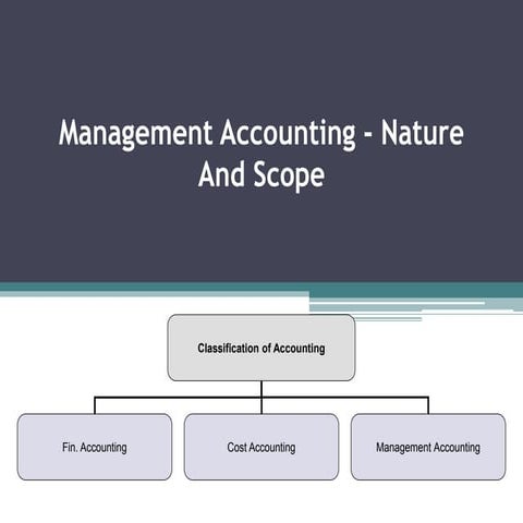 Financial and management accounting | PPTX