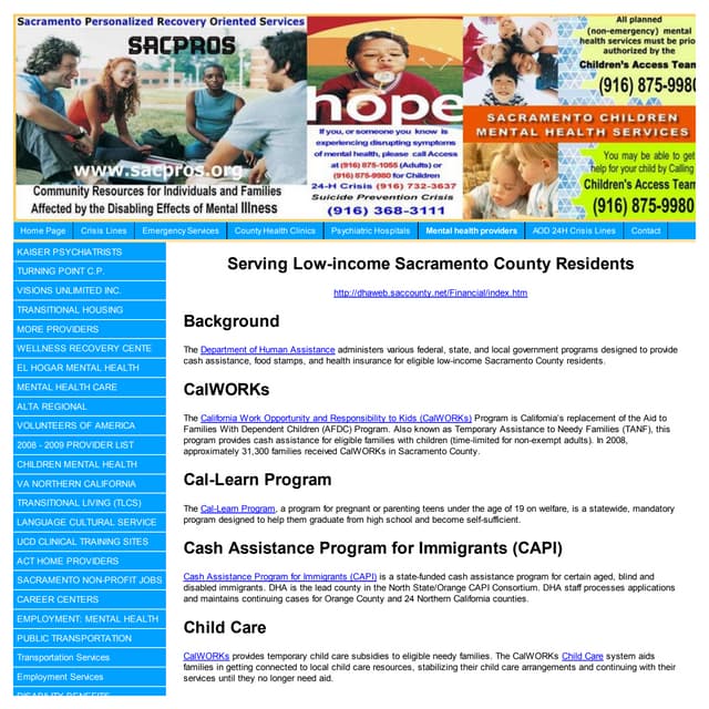 Financial Assistances