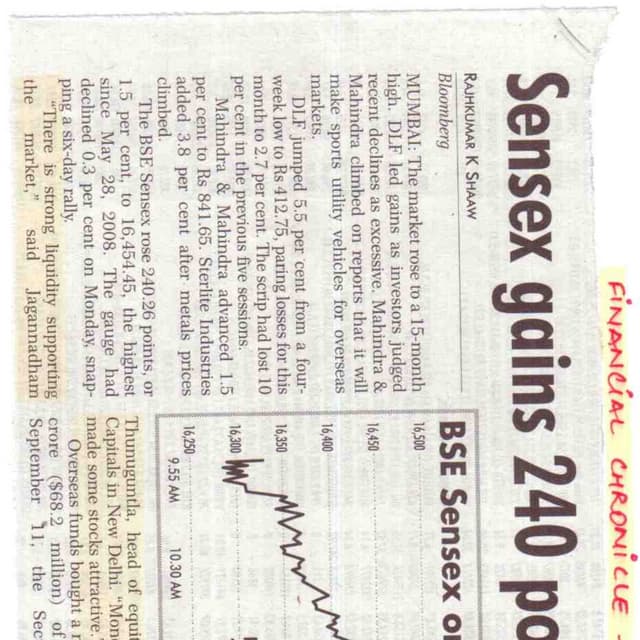 Financial Chronicle_September 16, 2009