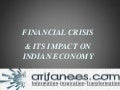 F Inancial Crises And Its Impact On Indian Economy