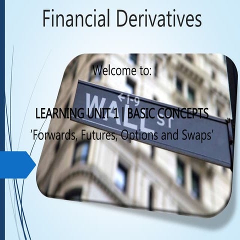 Guide to Financial Derivatives