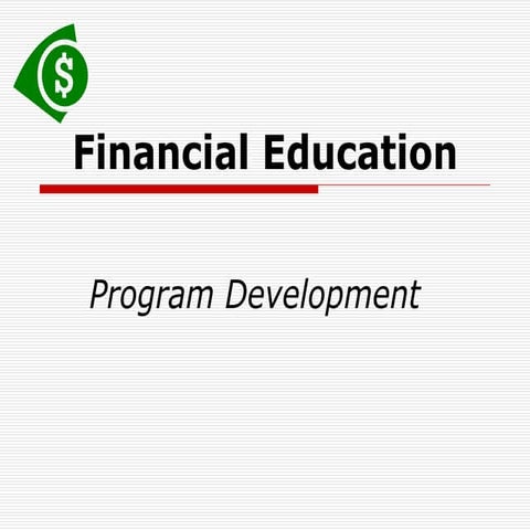 Financial Education Presentation