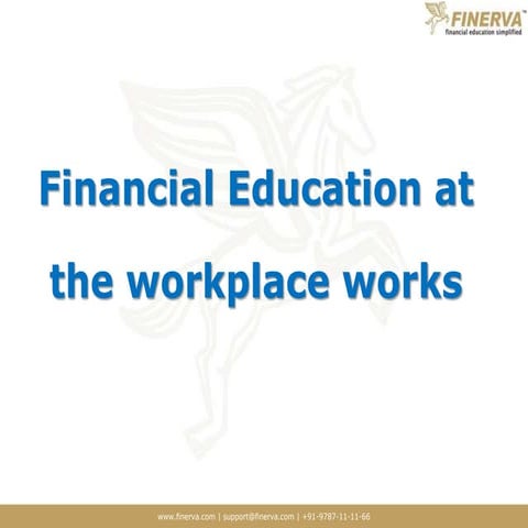 Financial education works