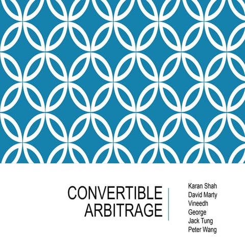 Convertible Arbitrage