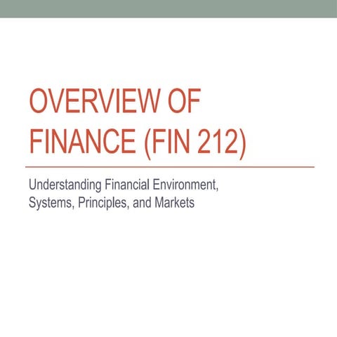 Financial Environment Understanding Financial environment.pptx