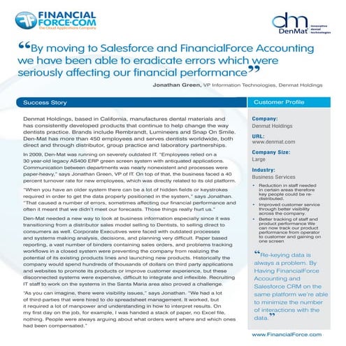 FinancialForce-CaseStudy-Denmat 