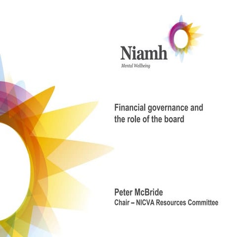 Financial governance and the role of the board