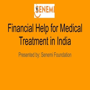 Financial Help for Medical Treatment in India.pptx