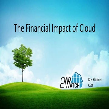Financial impact of Cloud Computing
