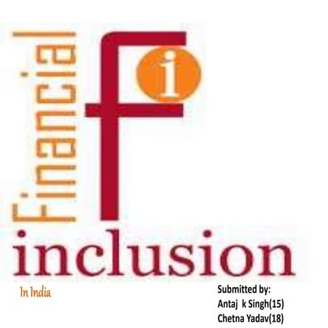 Financial inclusion 