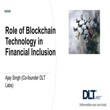 Role of Blockchain Technology in Financial Inclusion | PPTX