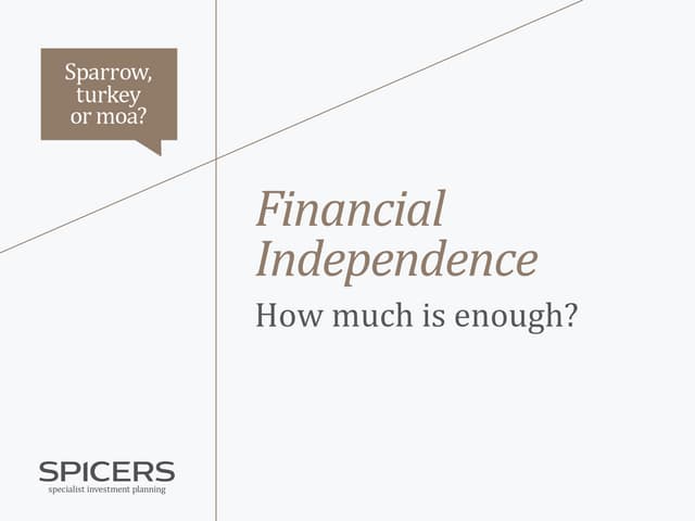 Financial independence by Lynette Ball
