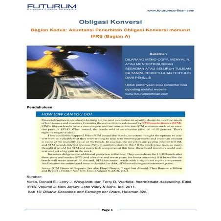 Obligasi konversi - akuntansi bagian 2 a