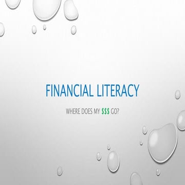 Financial Literacy