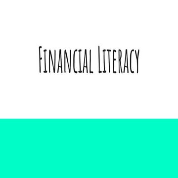 Financial Literacy- Meaning, Importance and more!