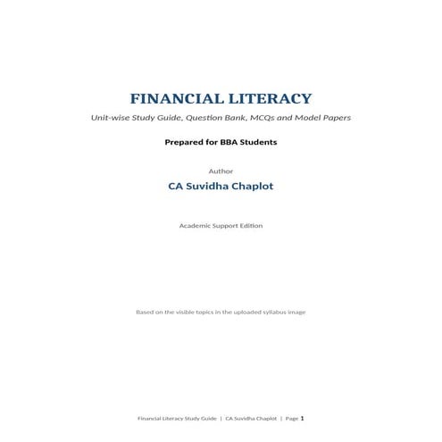 The Importance of Financial Literacy and Budgeting Skills in Escaping ...