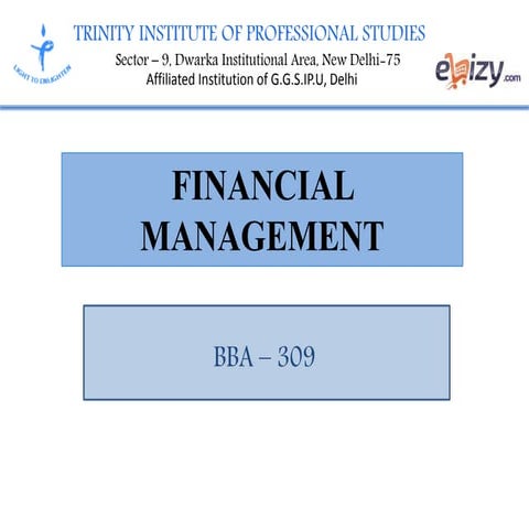 Financial  management